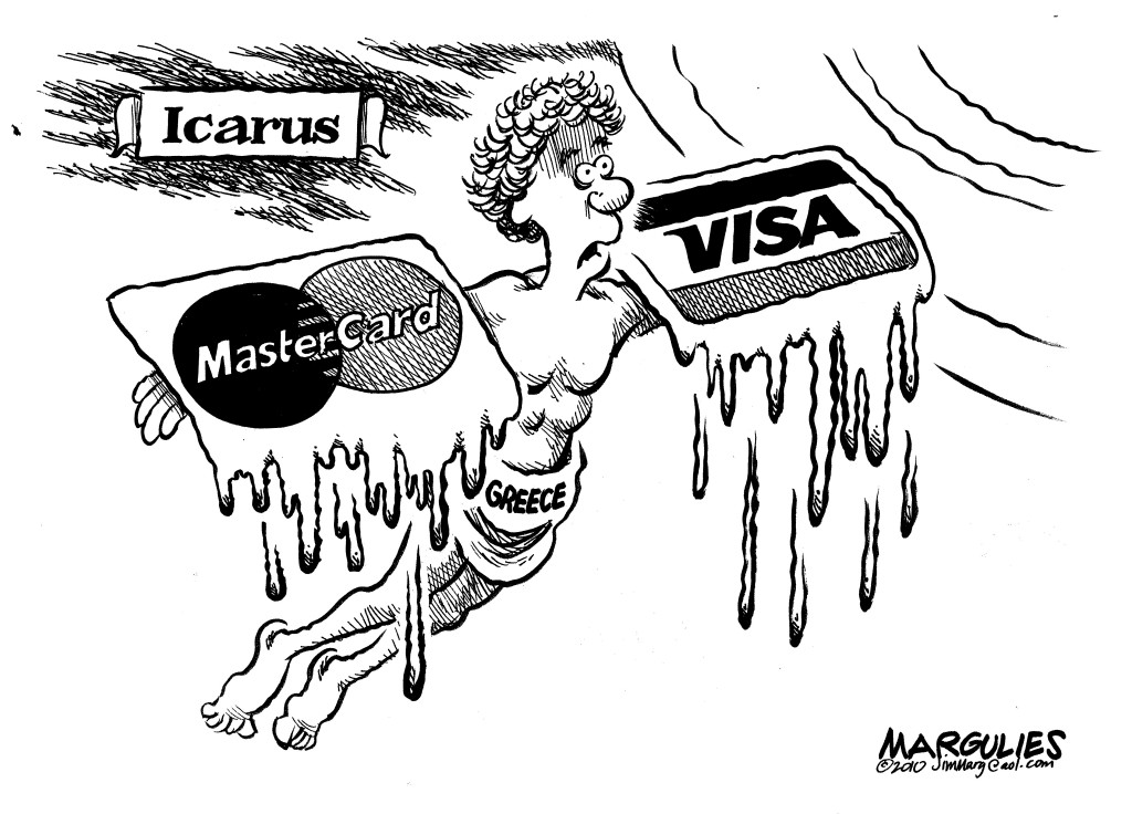 © Copyright: Jimmy Margulies, "Greek Debt" 2010, http://www.politicalcartoons.com